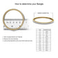 Tiny Ball Design Minimum Thin Wire Bangle Real 18k Gold Plated