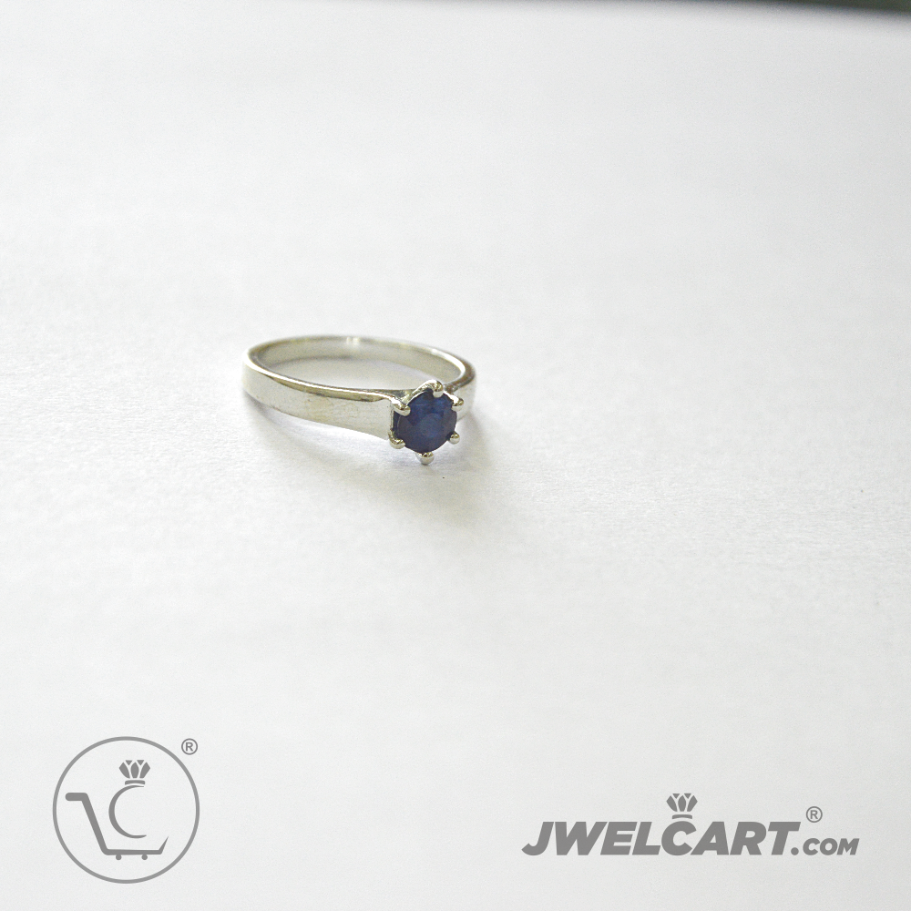 sapphire silver band ring jwelcart.com