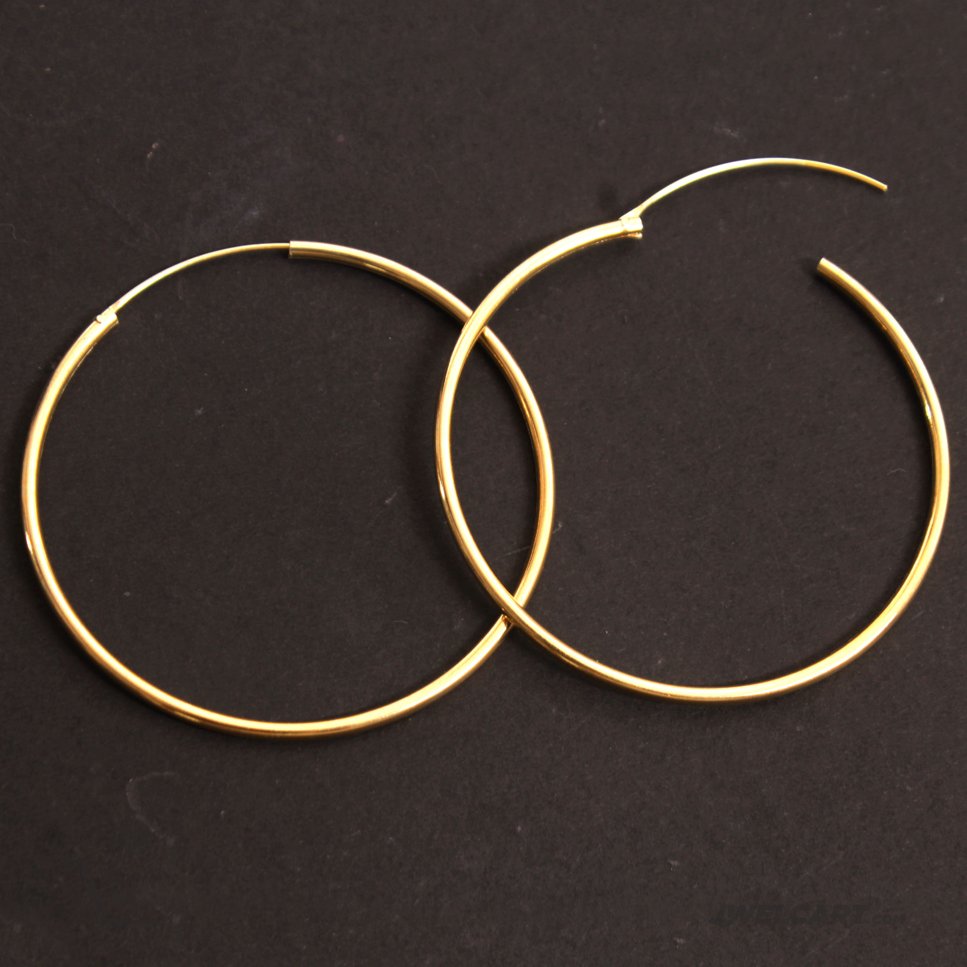Big Gold plated hoops