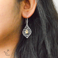 citrine silver earrings jwelcart.com