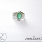 mens emerald cut silver ring jwelcart.com