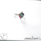 emerald ruby sapphire diamond engagement womens ring  jwelcart.com