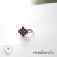 red garnet silver ring jwelcart.com