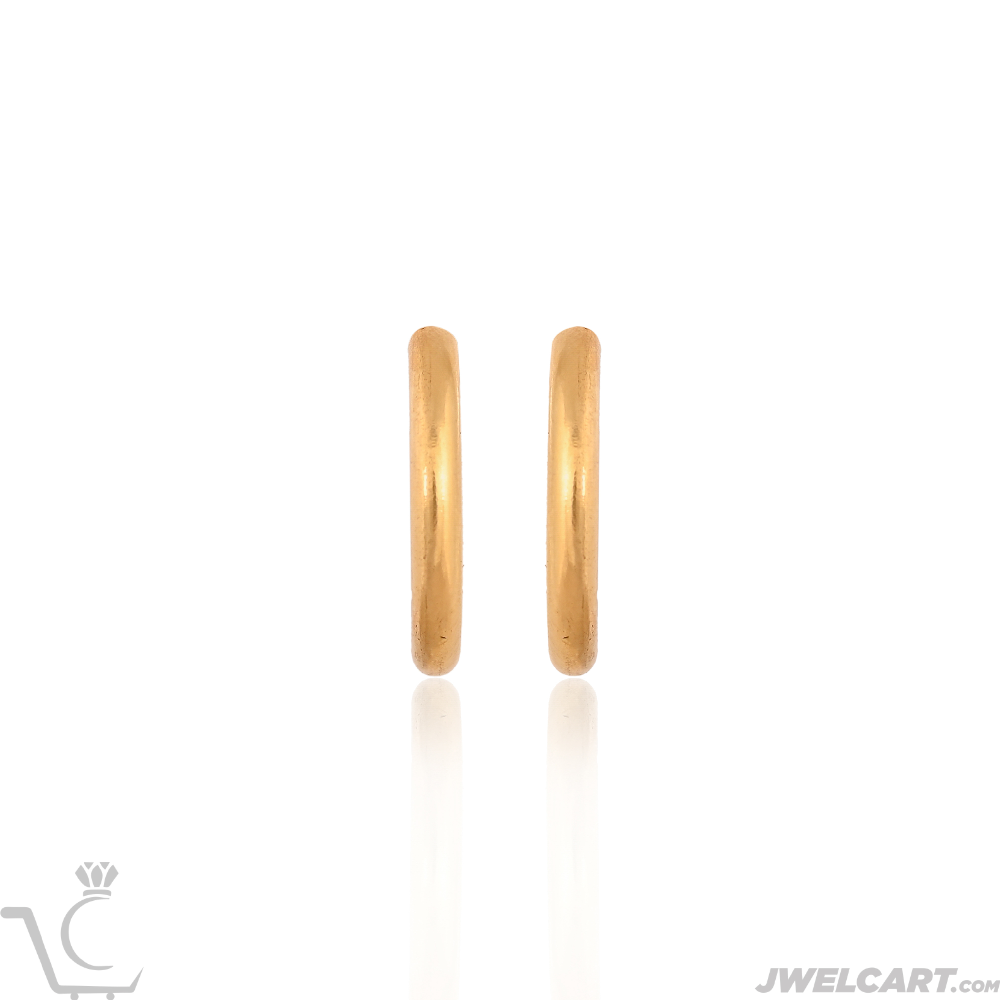 Small bangle hoop earrings Jwelcart.com