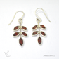 red stone silver earring jwelcart.com