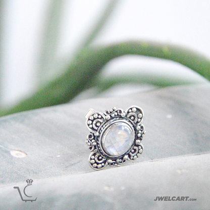 Moonstone silver ring jwelcart.com