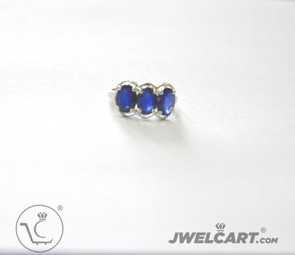 blue sapphire engagement ring jwelcart.com