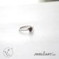 red ruby silver womens ring jwelcart.com